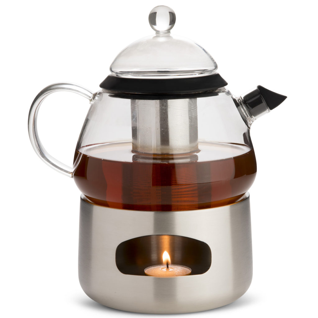 Glass Teapot with Warmer